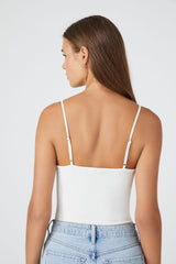 Cotton-Blend Cami Bodysuit