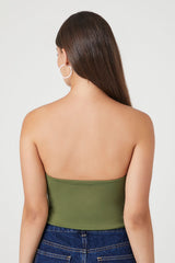 Contour Sculpt Cropped Tube Top