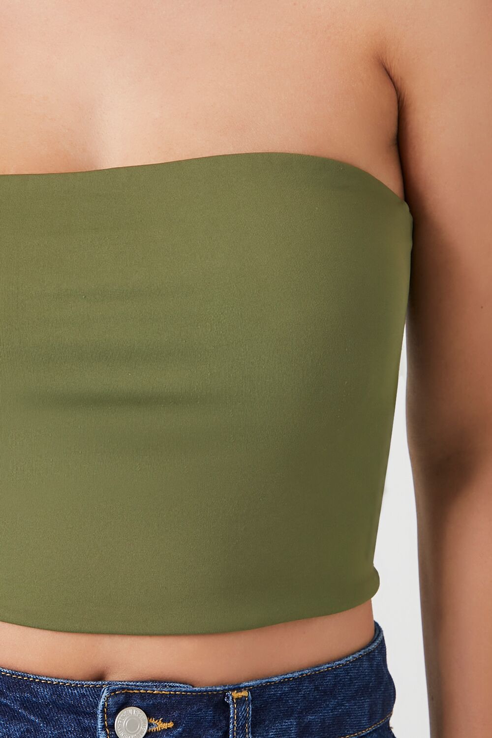 Contour Sculpt Cropped Tube Top
