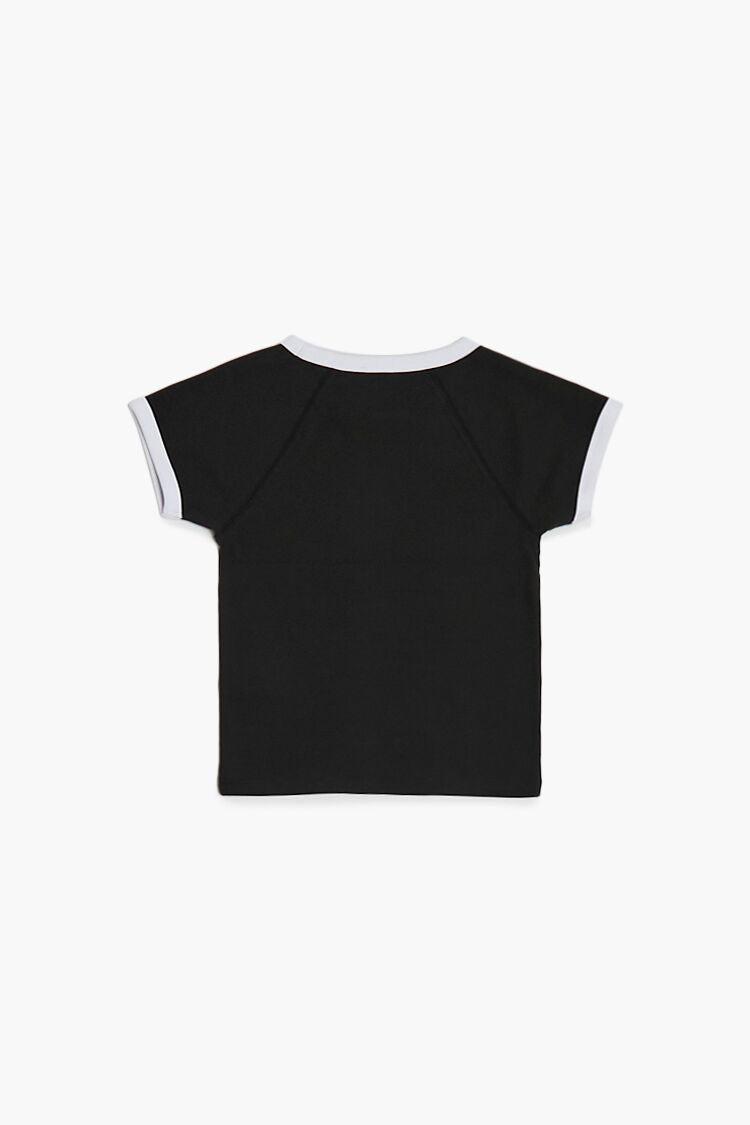 Girls Raglan Ringer Tee (Kids)