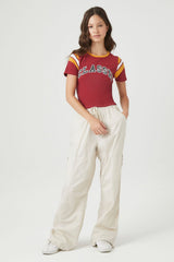 Classic Graphic Ringer Baby Tee