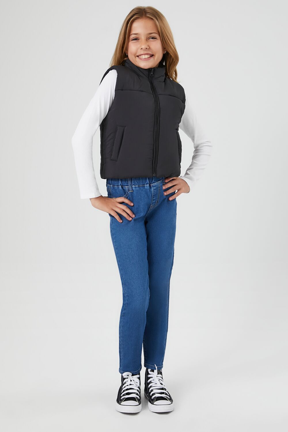Girls Skinny Pull-On Jeans (Kids)