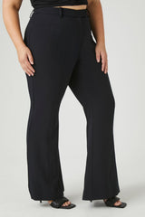 Plus Size Flare High-Rise Pants