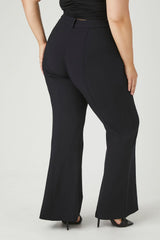 Plus Size Flare High-Rise Pants
