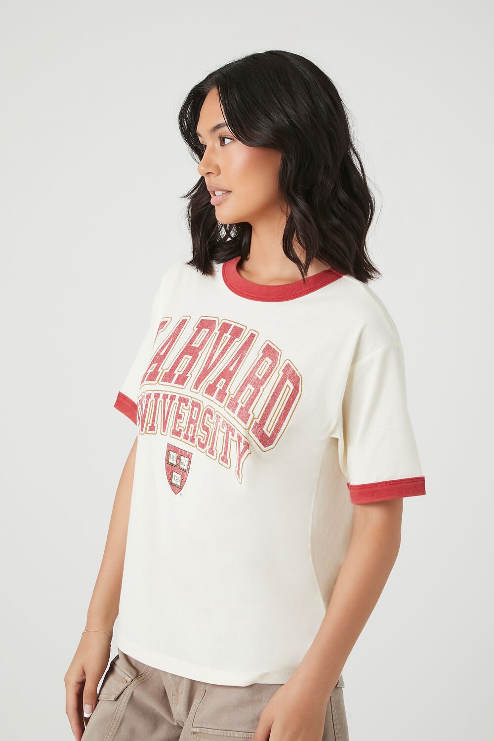 Harvard University Graphic Ringer Tee