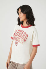 Harvard University Graphic Ringer Tee