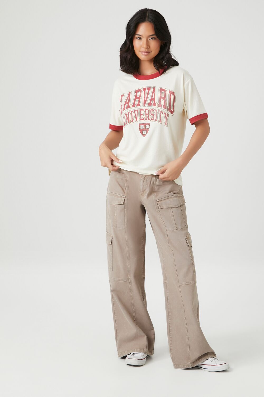 Harvard University Graphic Ringer Tee