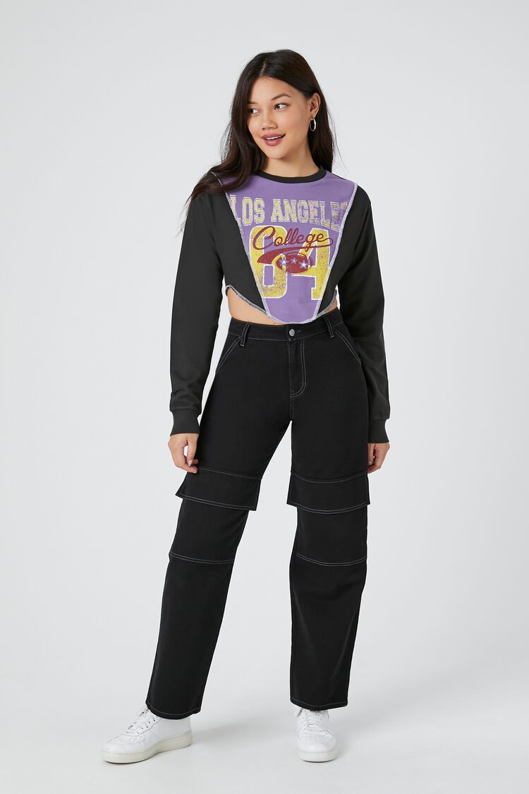 Cropped Los Angeles College Pullover