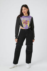 Cropped Los Angeles College Pullover