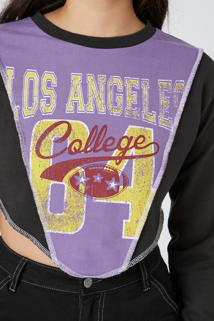 Cropped Los Angeles College Pullover