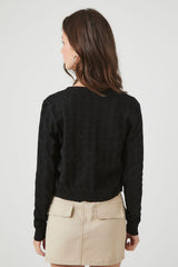 Cropped Cardigan Sweater