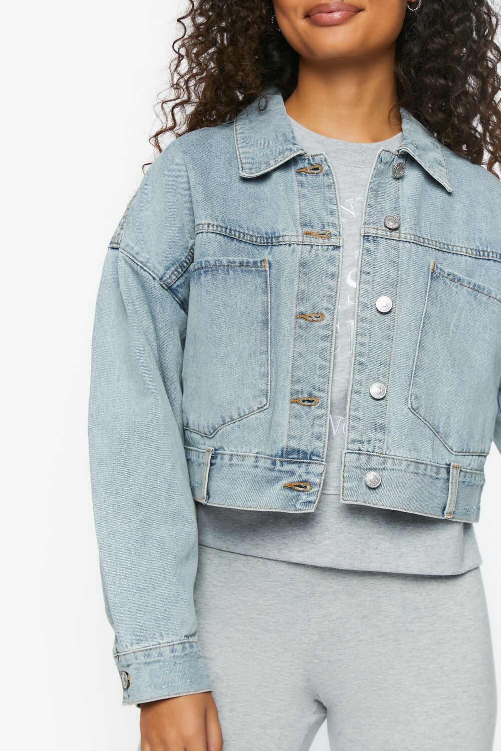Cropped Denim Jacket