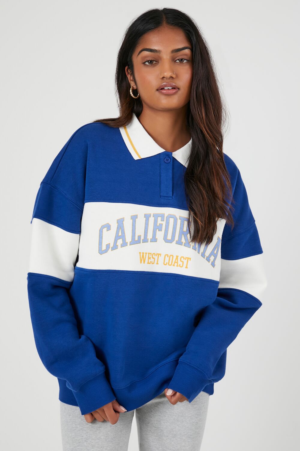 California Graphic Rugby Pullover