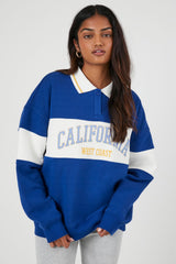 California Graphic Rugby Pullover