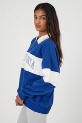 California Graphic Rugby Pullover