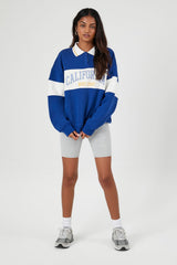 California Graphic Rugby Pullover