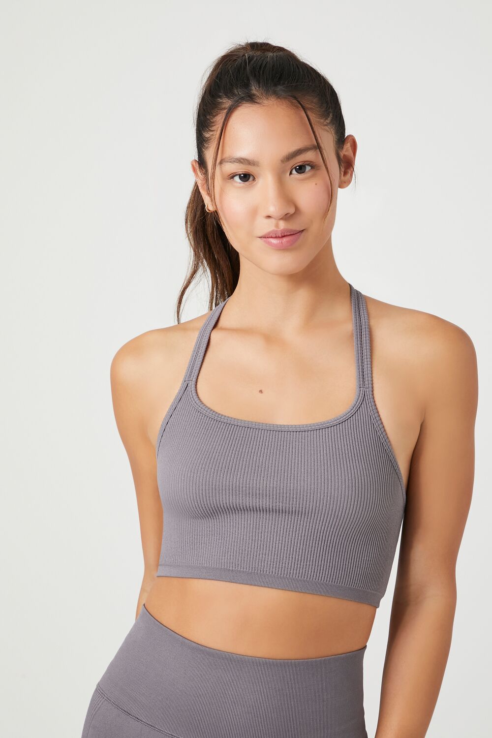 Strappy Seamless Sports Bra