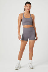 Strappy Seamless Sports Bra