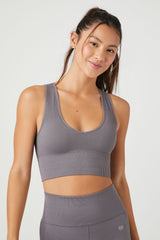 Seamless Scoop-Neck Sports Bra