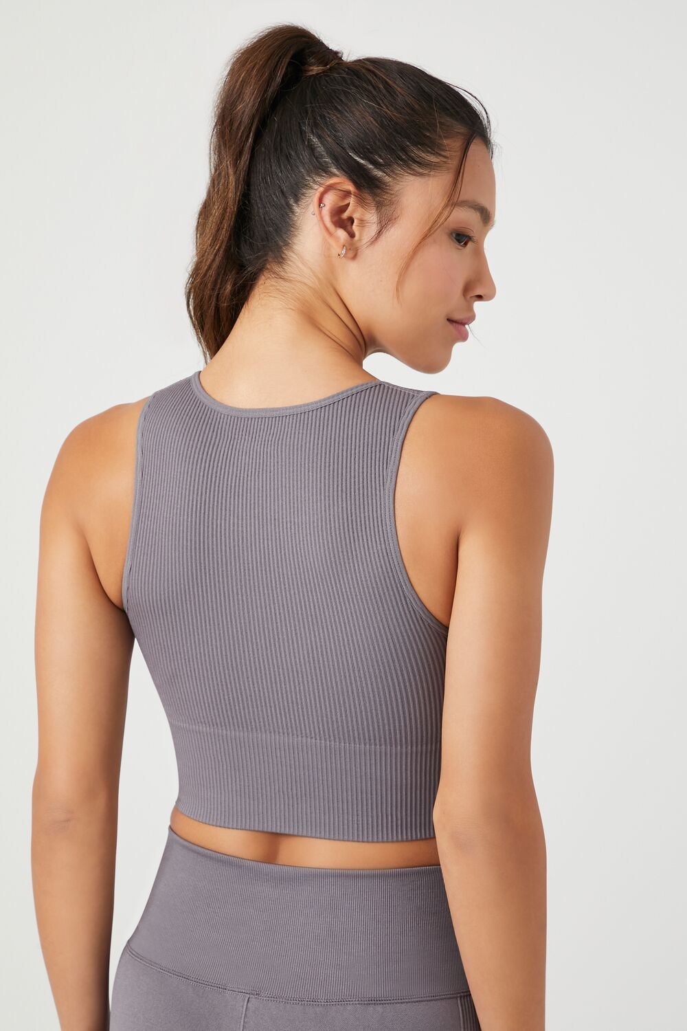 Seamless Scoop-Neck Sports Bra