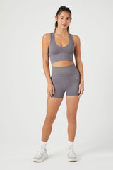 Seamless Scoop-Neck Sports Bra