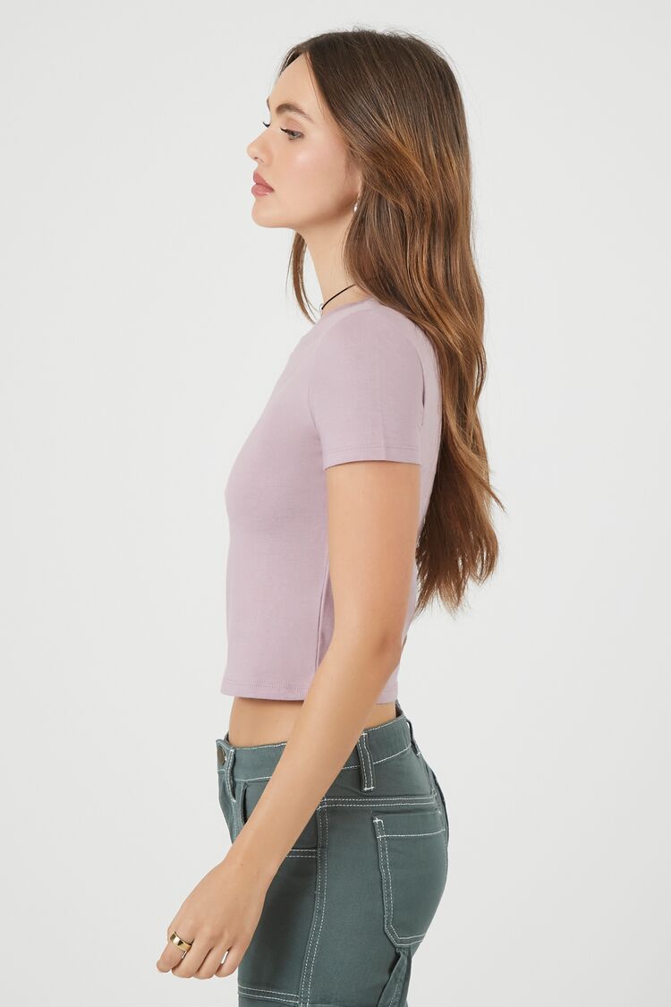 Crew Neck Cropped Tee