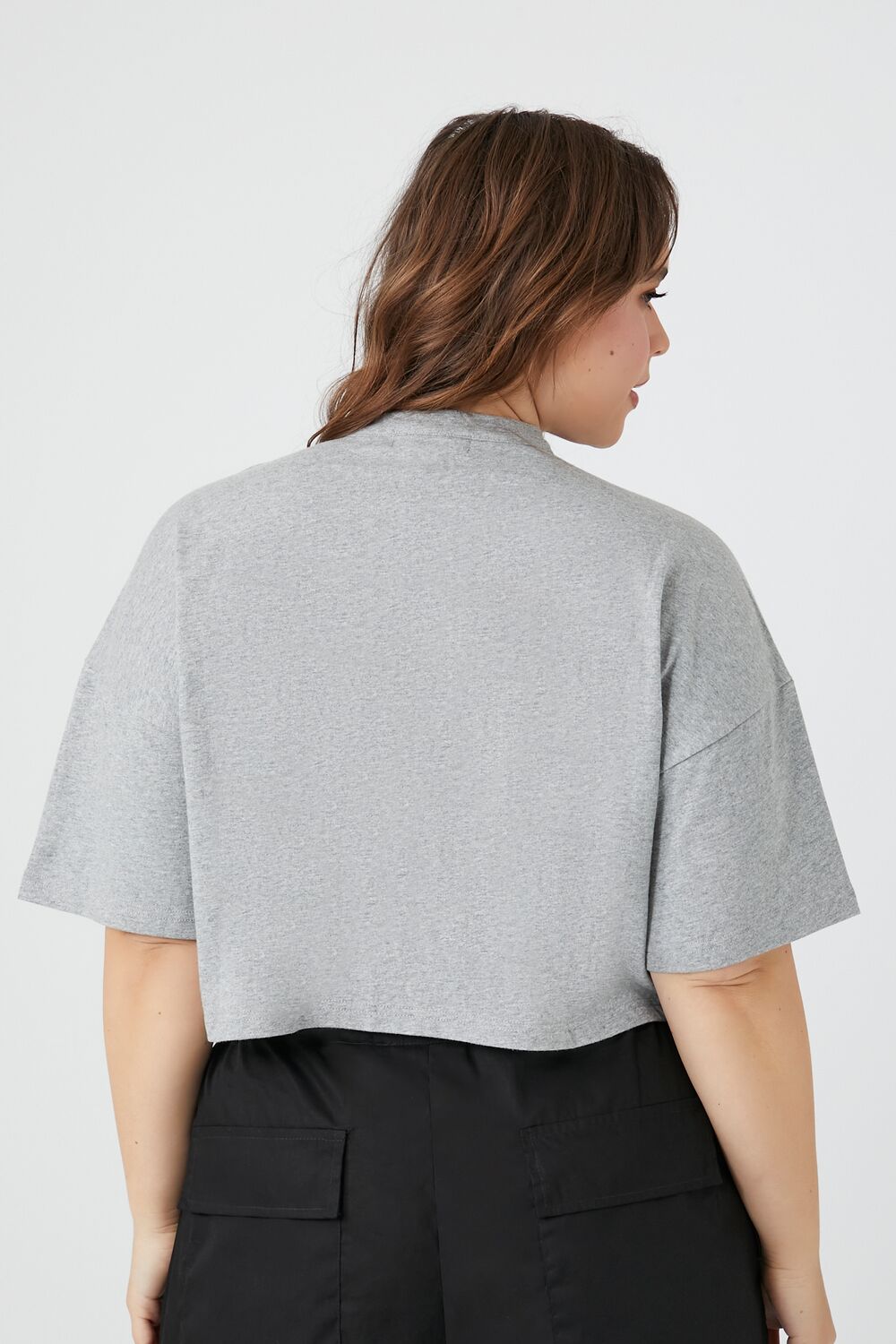 Plus Size Chain Cutout Tee
