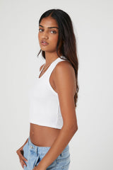 Crisscross Cropped Tank Top