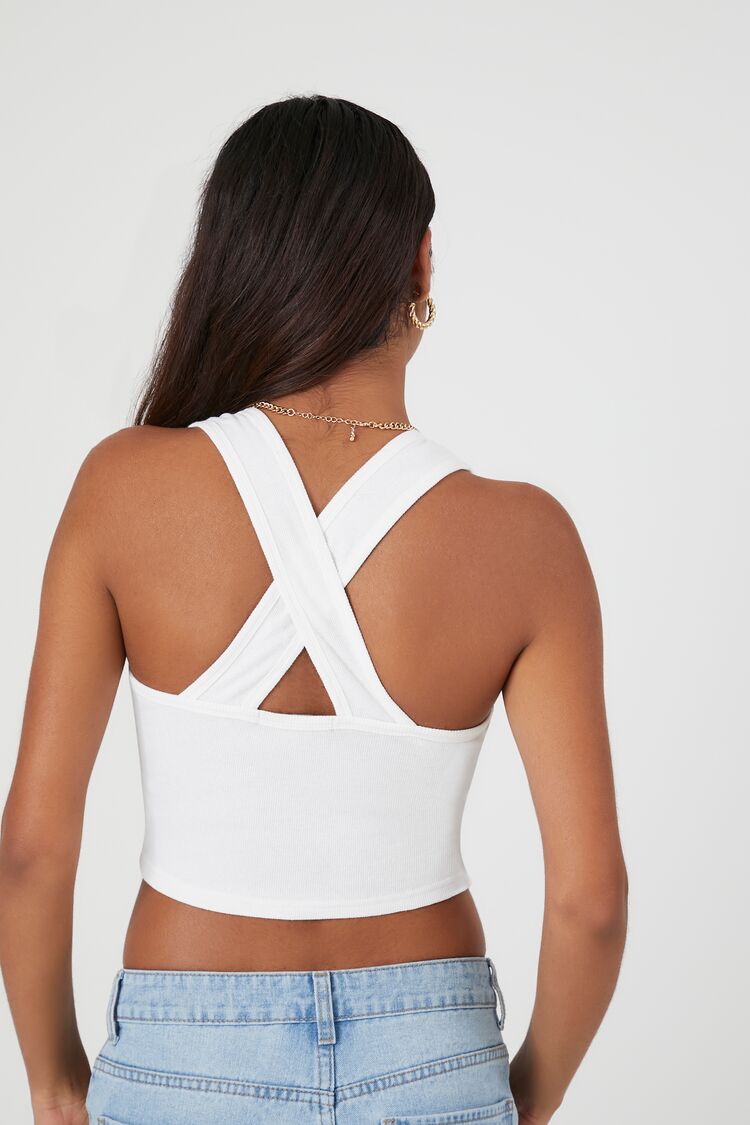 Crisscross Cropped Tank Top