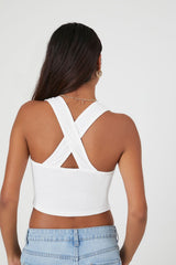 Crisscross Cropped Tank Top