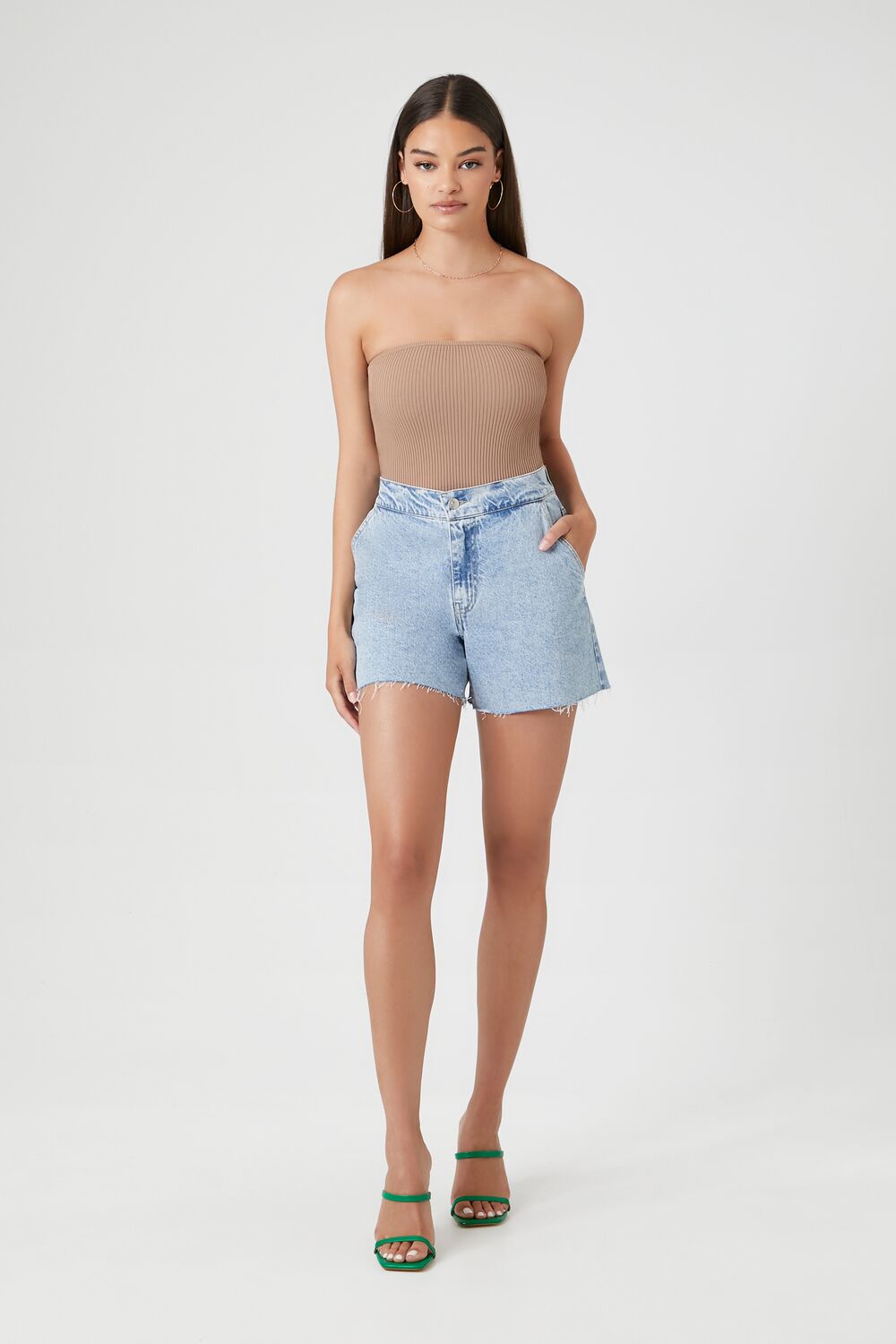 Sweater-Knit Tube Top