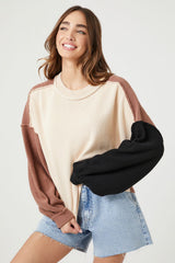 Colorblock Slouchy Sweater