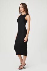 Ribbed Knit Midi Dress