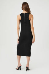 Ribbed Knit Midi Dress