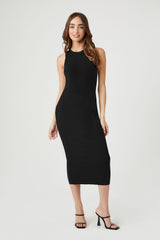 Ribbed Knit Midi Dress