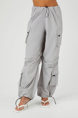 Toggle Drawstring Cargo Joggers