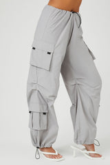 Toggle Drawstring Cargo Joggers