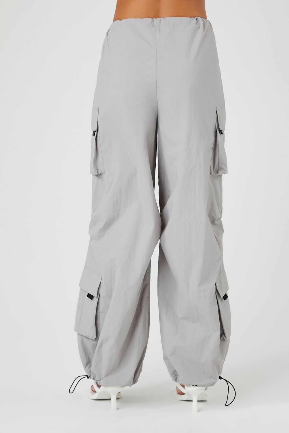 Toggle Drawstring Cargo Joggers