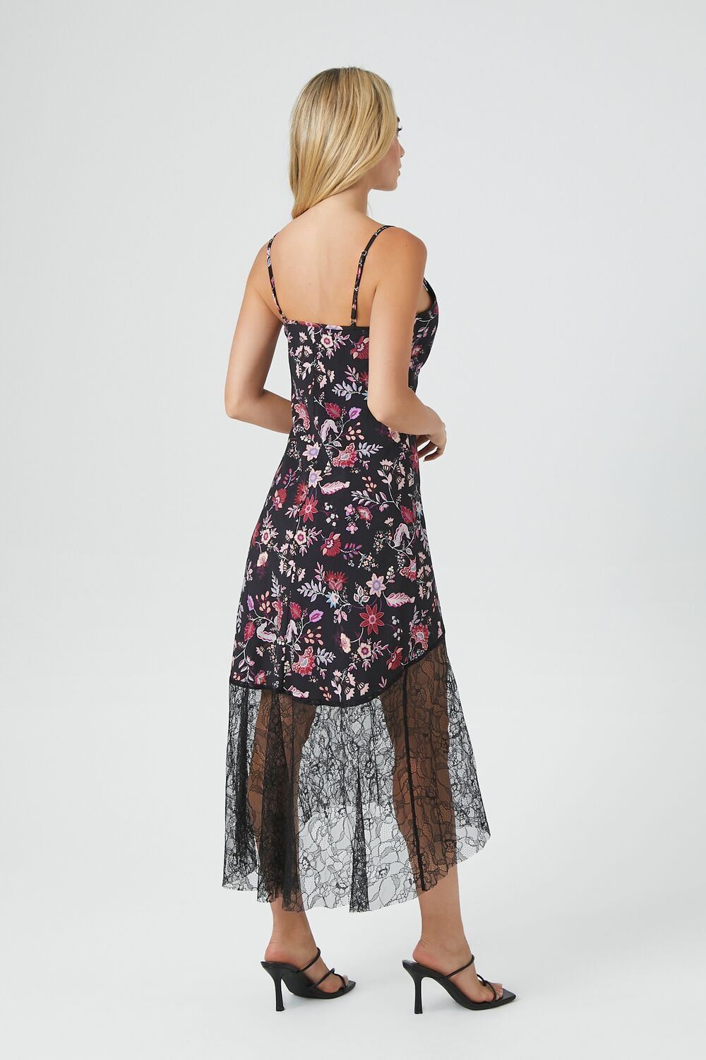 Ditsy Floral Midi Slip Dress