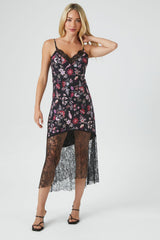 Ditsy Floral Midi Slip Dress