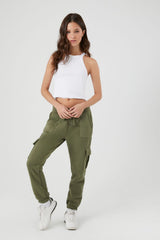 Drawstring Cargo Joggers