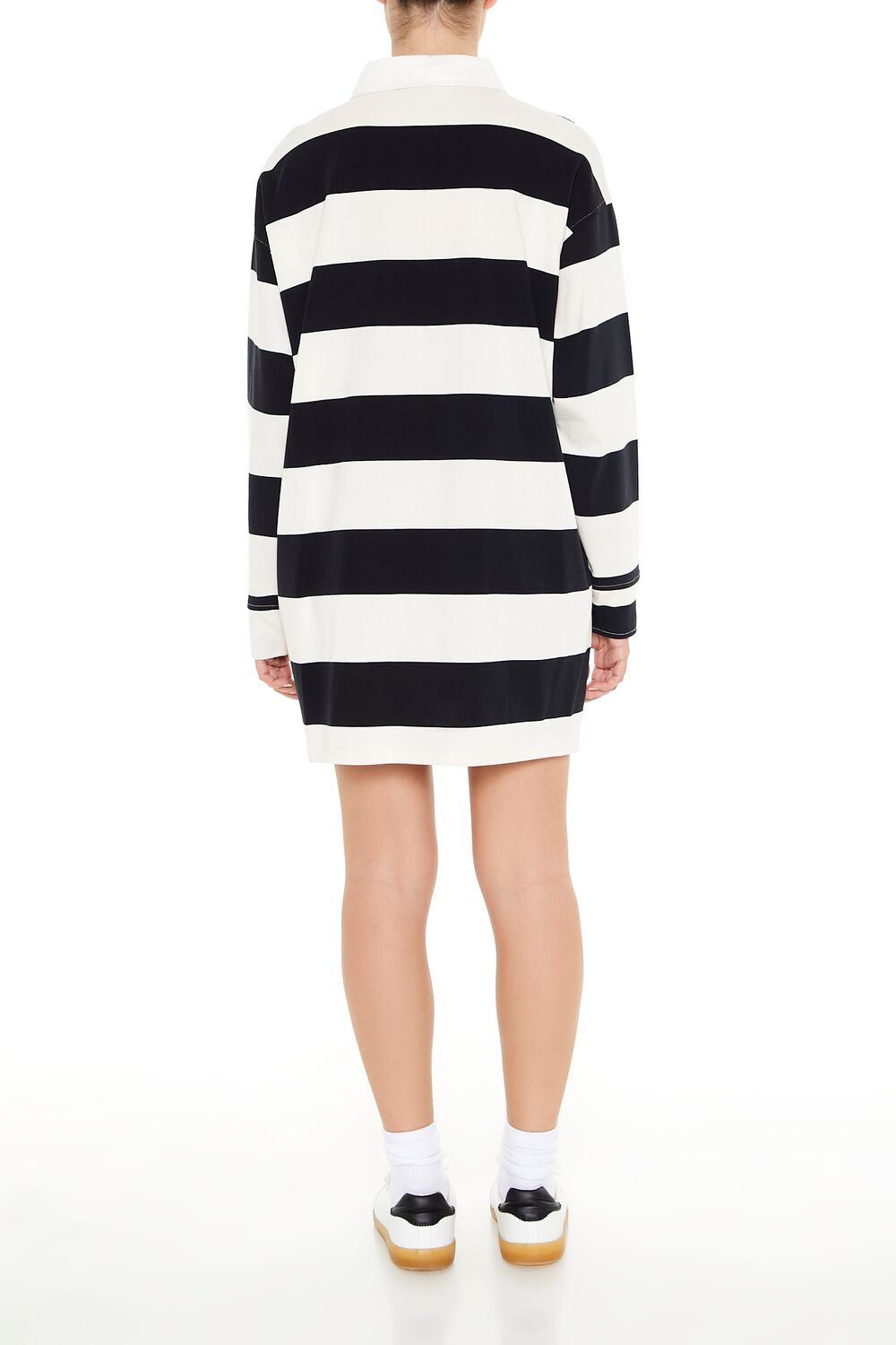 Striped Polo Shirt Dress