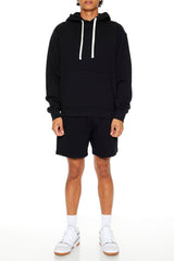 Cotton-Blend Drop-Sleeve Hoodie