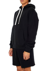 Cotton-Blend Drop-Sleeve Hoodie