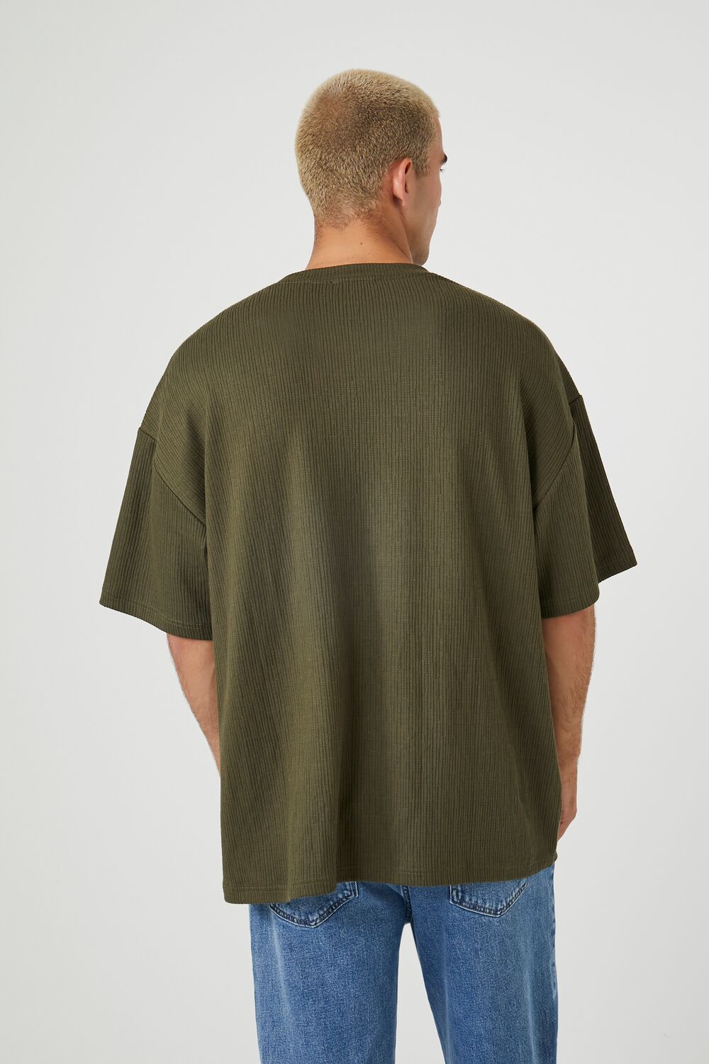 Textured Knit Crew Tee