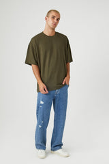 Textured Knit Crew Tee