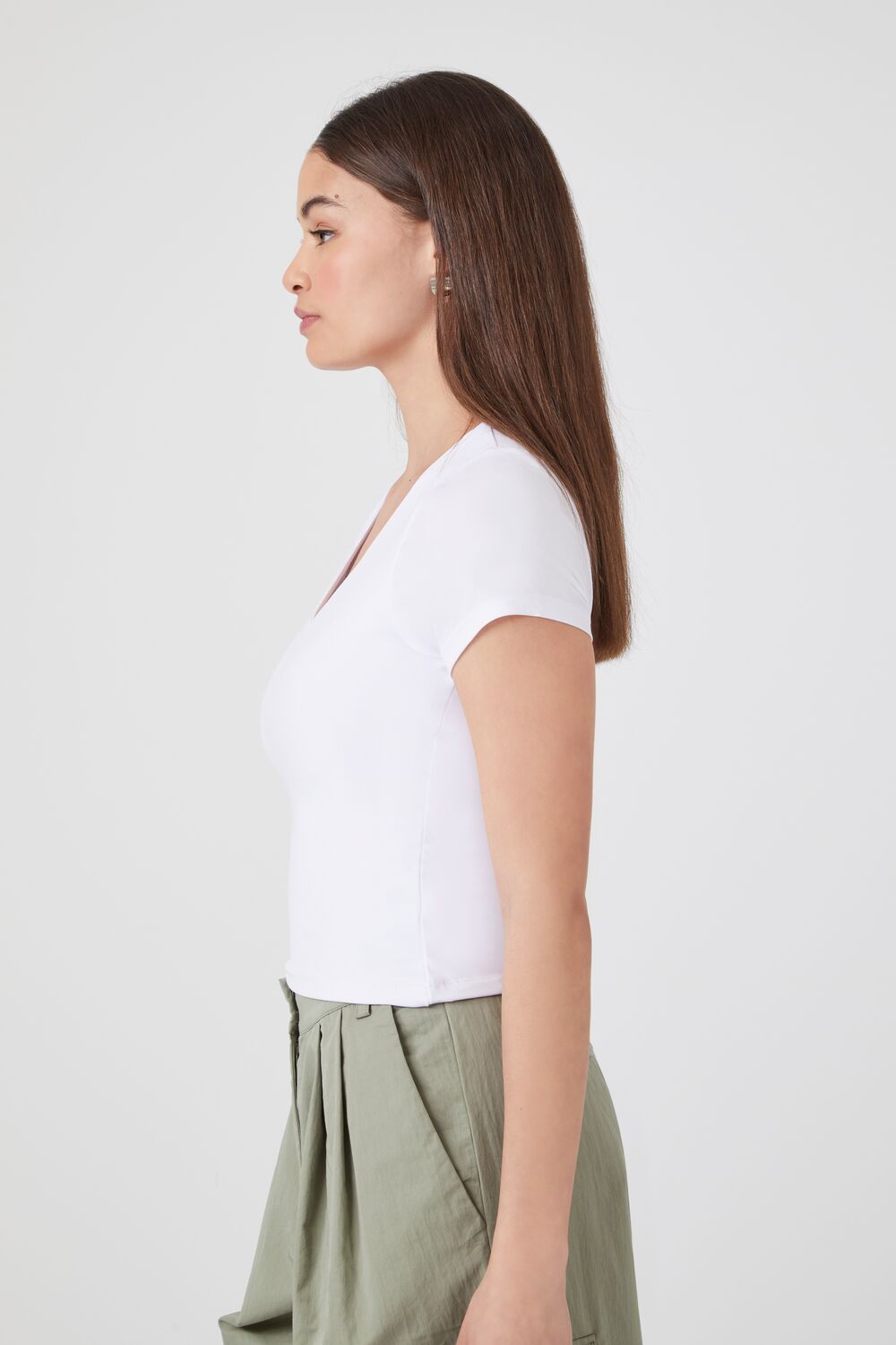 Fitted V-Neck Tee