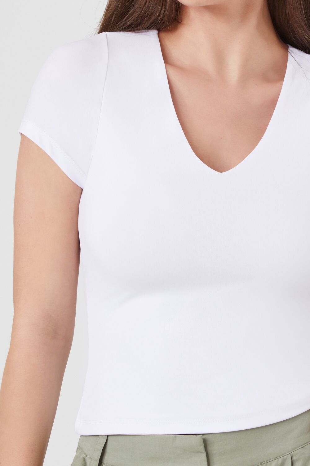 Fitted V-Neck Tee