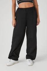 Toggle Drawstring Parachute Pants
