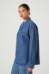 Denim Long-Sleeve Shirt